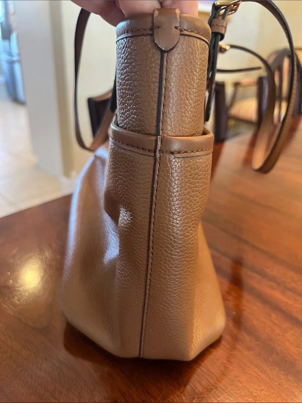 Michael Kors Winston Large Zip Top Pocket Tote Bag